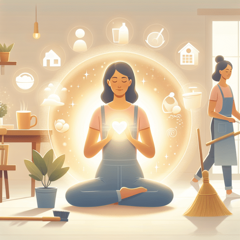 mindfulness durante tarefas domésticas para maior presença