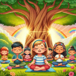 meditação guiada para crianças: abrindo caminhos do bem-estar